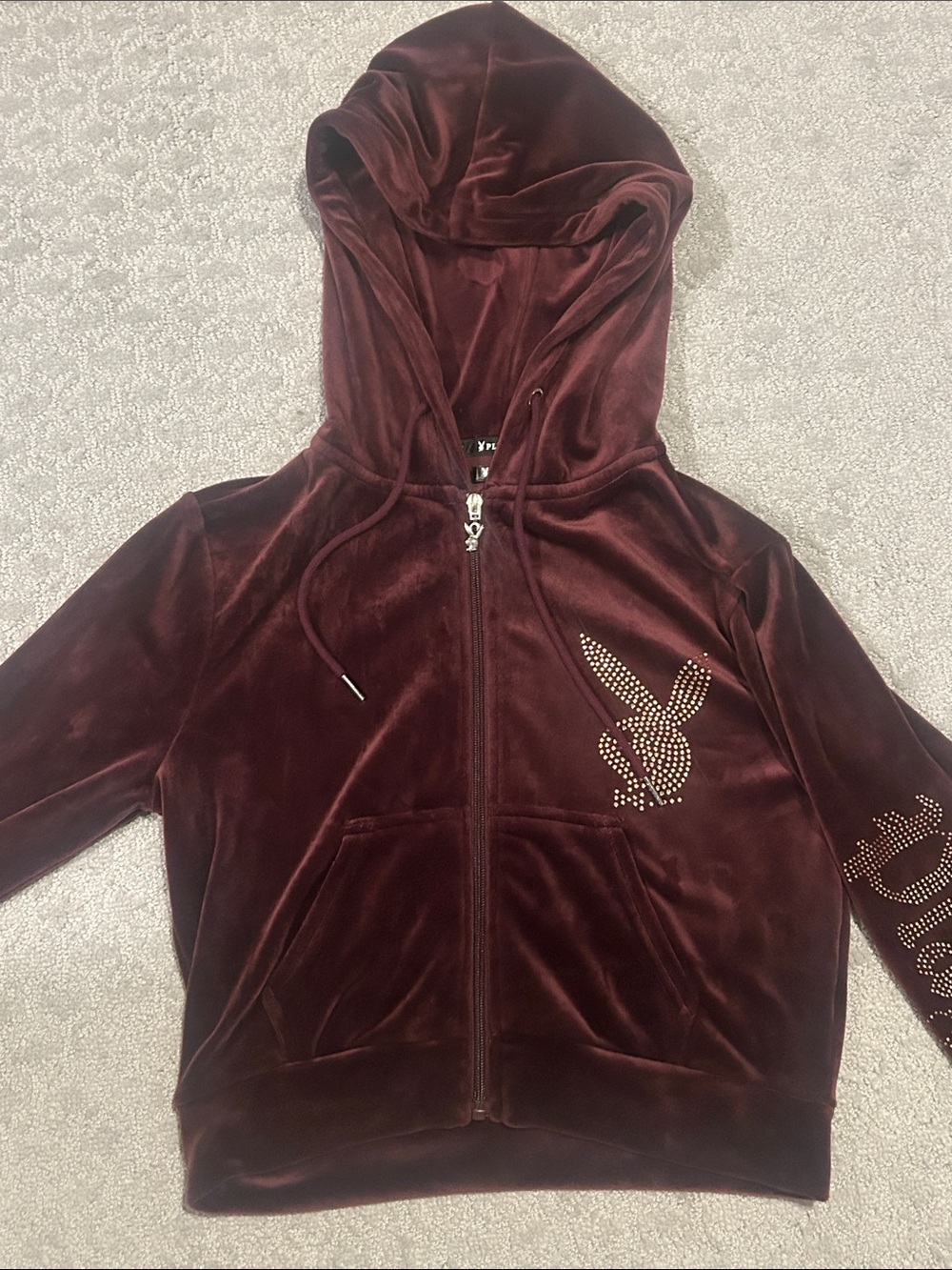 Playboy velour hoodie